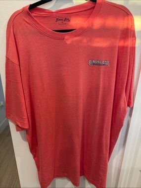 Bimini Bay Men's Coral Short Sleeve Crew Neck Tee